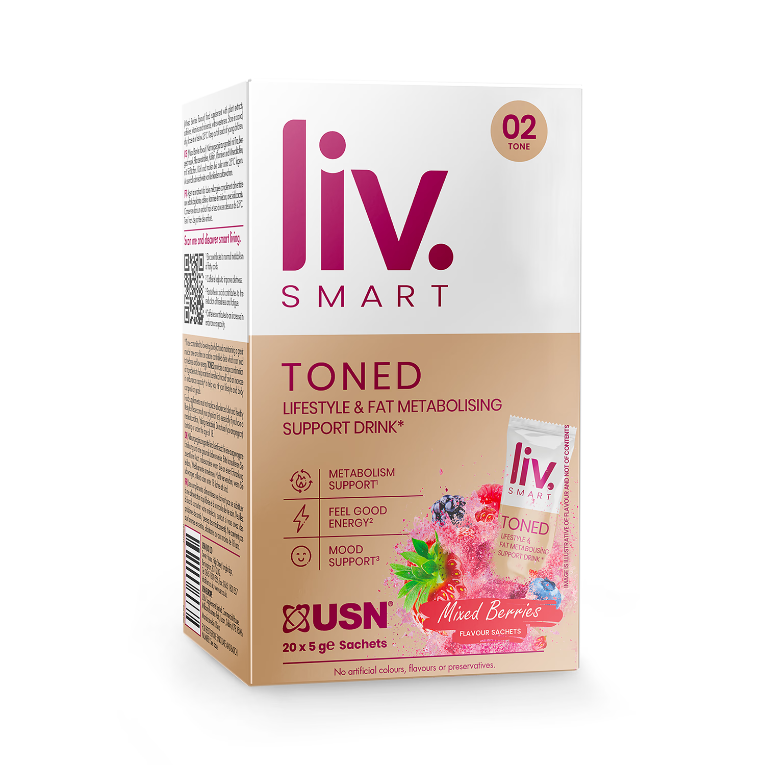USN LivSmart Toned fat metabolism support 100g (British brand)