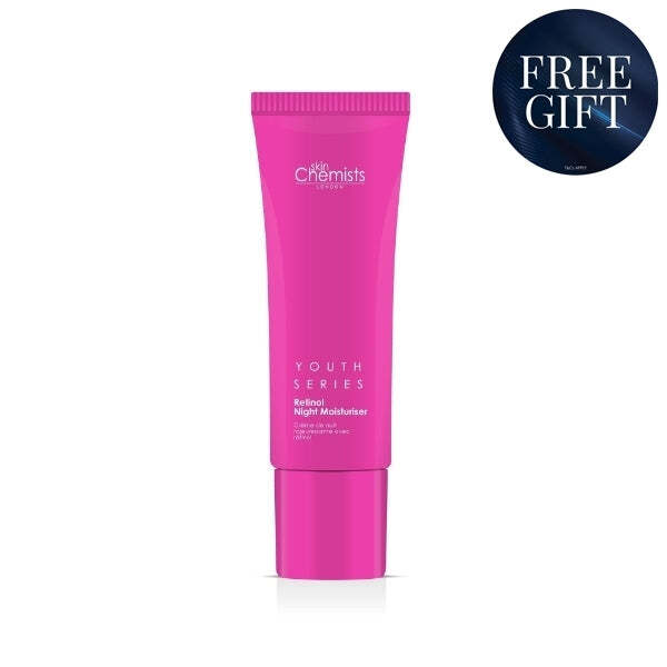 skinChemists Retinol and Bakuchiol Night Moisturiser 50ml (British brand)