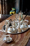 Christofle silver-plated Malmaison oval tray 53cm x 42cm - British product