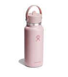 Hydro Flask wide mouth water bottle with flex straw cap 946ml, UK version