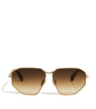 Sunglasses with Graduated Tint Lenses and Metal Frame