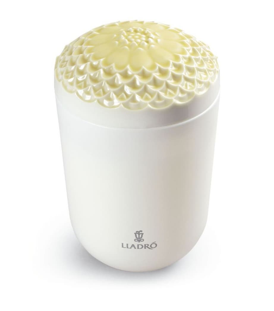Lladró Tropical Blossoms Echoes of Nature porcelain candle, UK version
