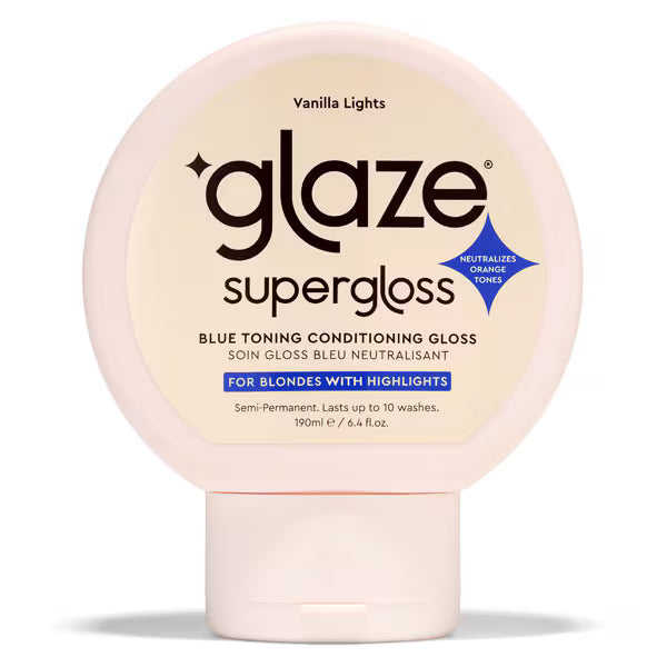 Glaze Supergloss Toning Gloss Vanilla Lights 190ml, UK version