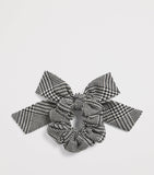 Self-Portrait Kids Wool-Blend Check Hair Bow