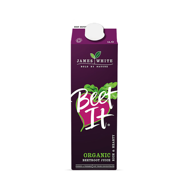James White Drinks Beet It Organic Beetroot Juice 8x 1L