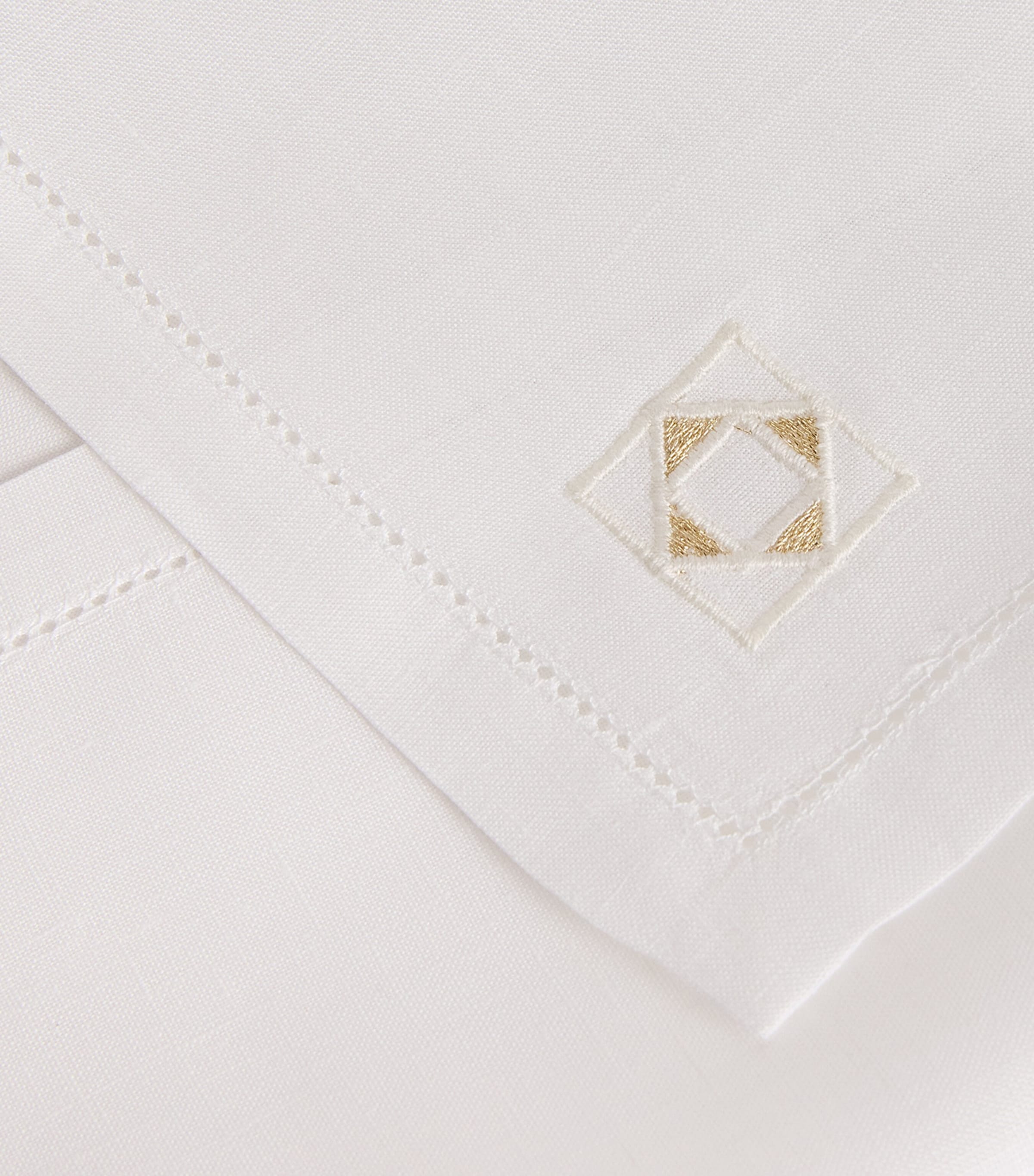 Dea Linen Embroidered Liri Napkin (45cm x 45cm)