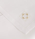 Dea Linen Embroidered Liri Napkin (45cm x 45cm)