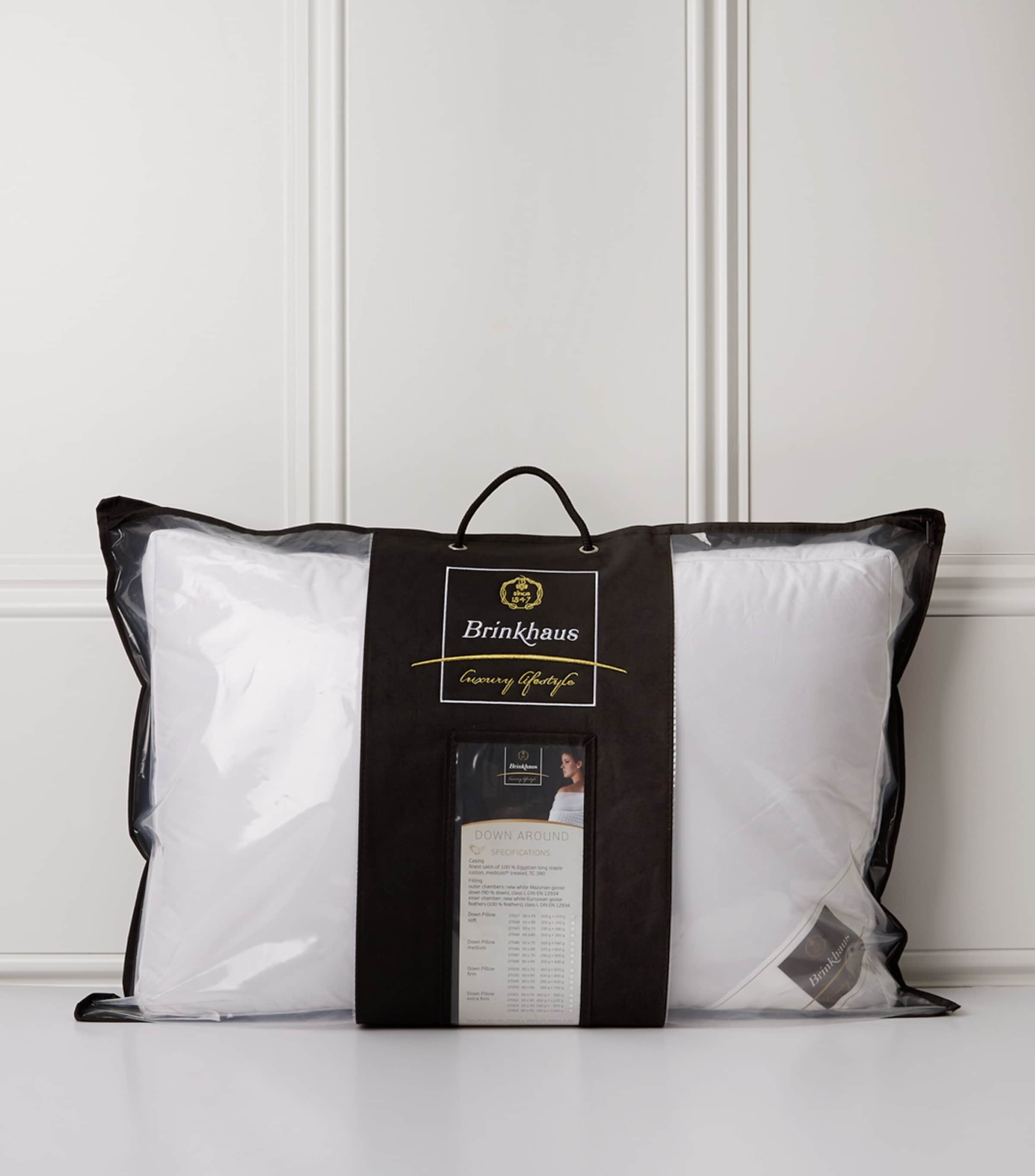 Brinkhaus soft down around pillow 50cm x 75cm - British product