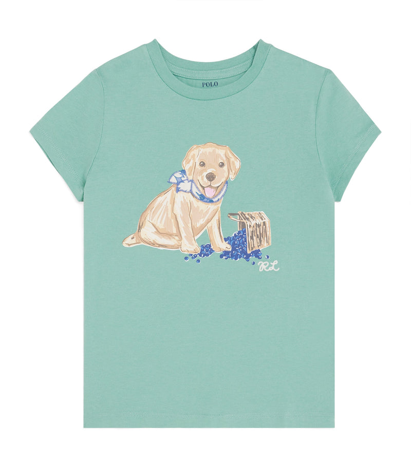 Ralph Lauren Kids Cotton Printed T-Shirt 2-6 years, imported from the UK