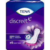 TENA Discreet Protect+ Maxi Night Incontinence Pads 6 pack GOODS Superdrug   