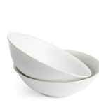 Royal Copenhagen Set of 2 White Fluted Bowls (15cm)