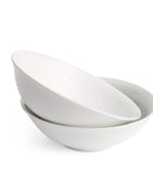 Royal Copenhagen Set of 2 White Fluted Bowls (15cm)