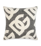 Dolce & Gabbana Casa wool-silk-cashmere logo cushion 50cm x 50cm - British product
