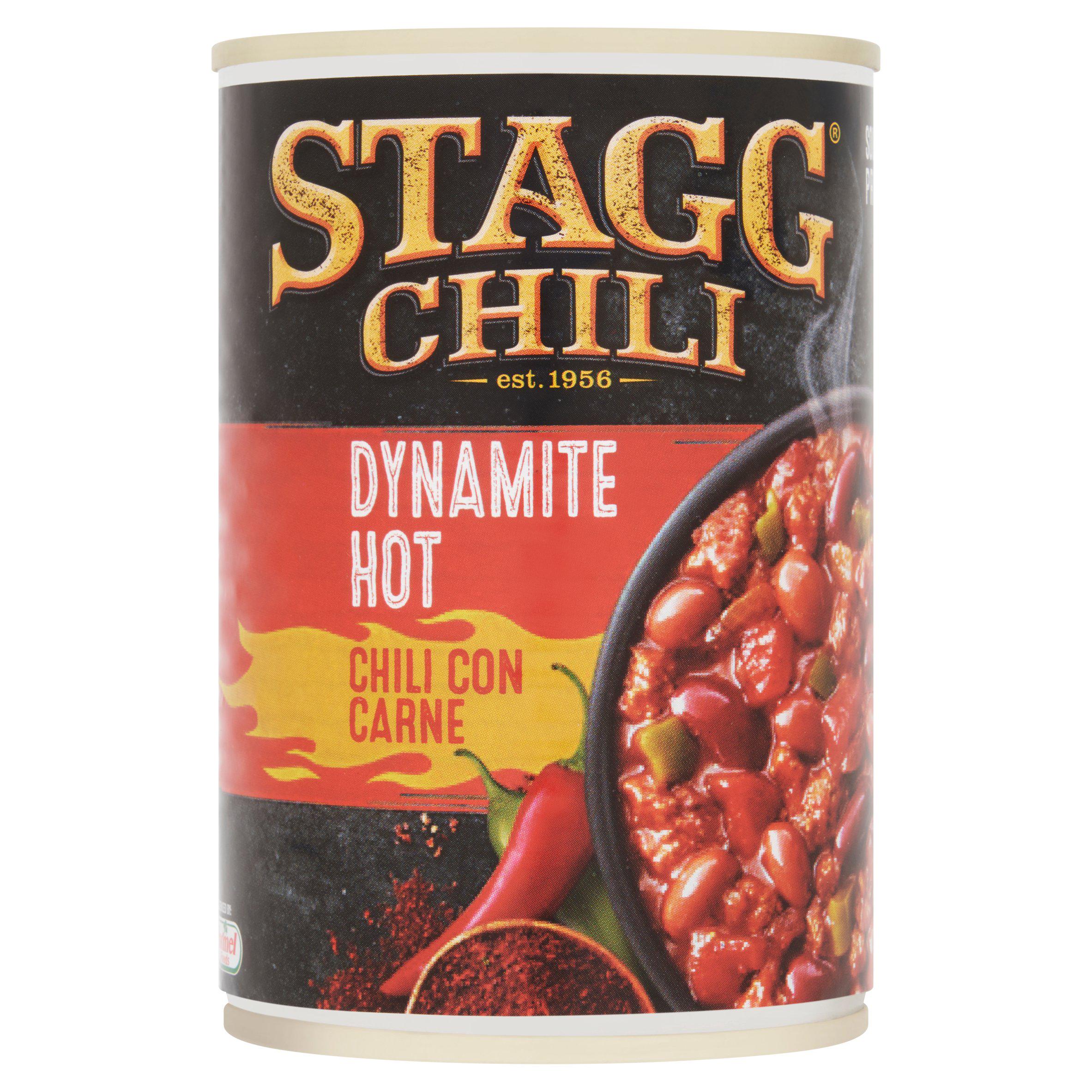 Stagg Dynamite Hot Chilli 400g Hot meat & meals Sainsburys   