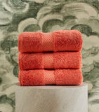 Yves Delorme Étoile Corallin Guest Towel 45cm x 70cm (British brand)