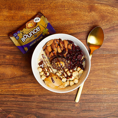 Bounce Sjokolade Hasselnøtt Praline Planteprotein Ball 40g
