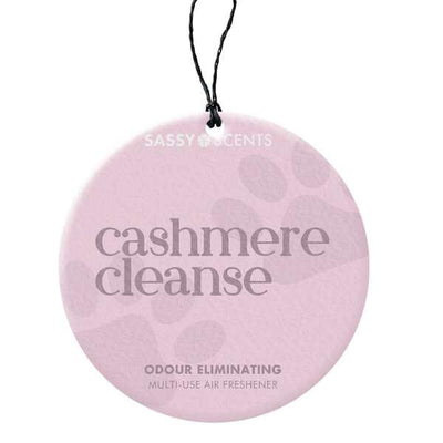 Sassy Scents Cashmere Cleanse Hanging Car Freshener