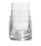 Aarke nesting glass tumblers set of 4 (290ml) - British product