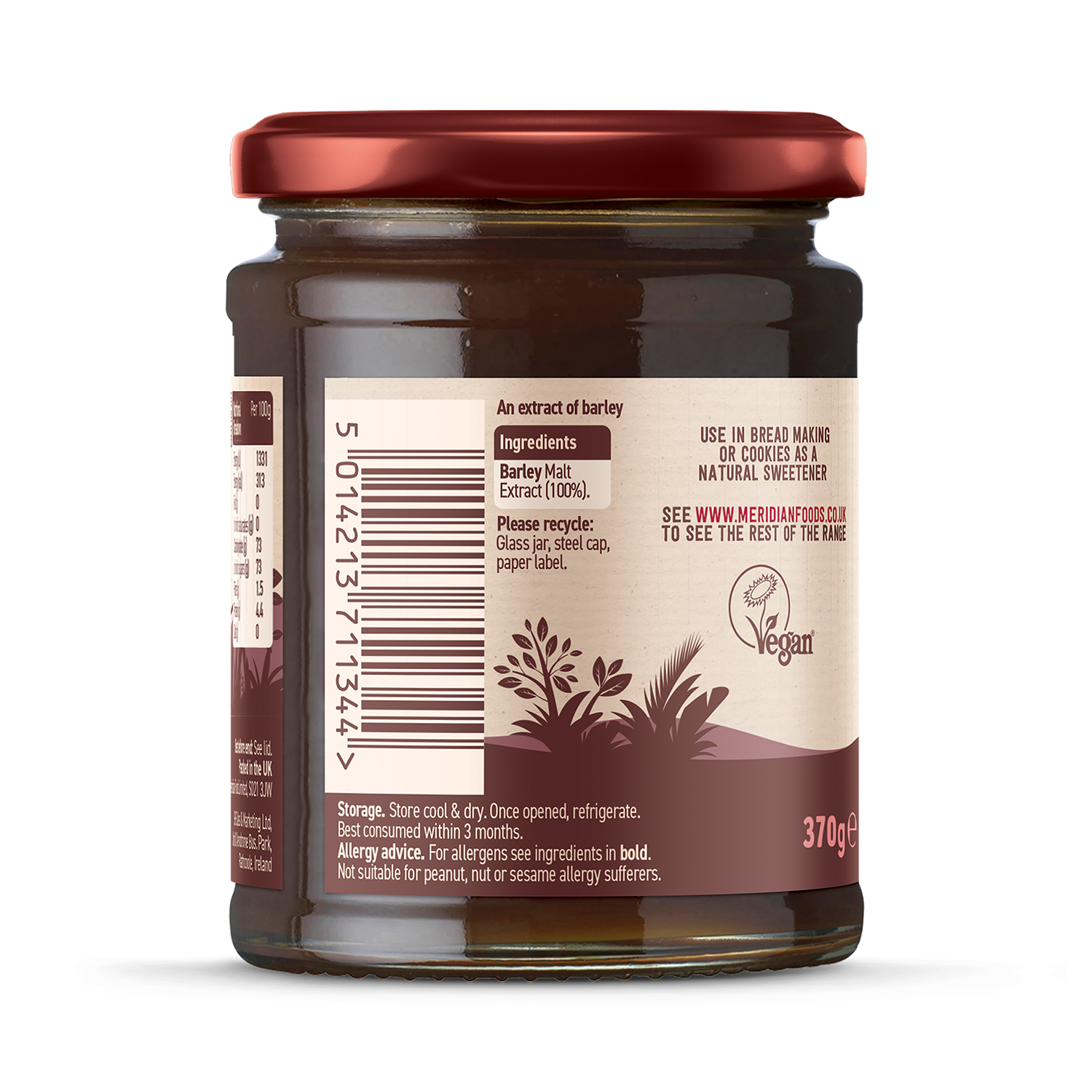 Meridian Barley Malt Extract 370g - 998692