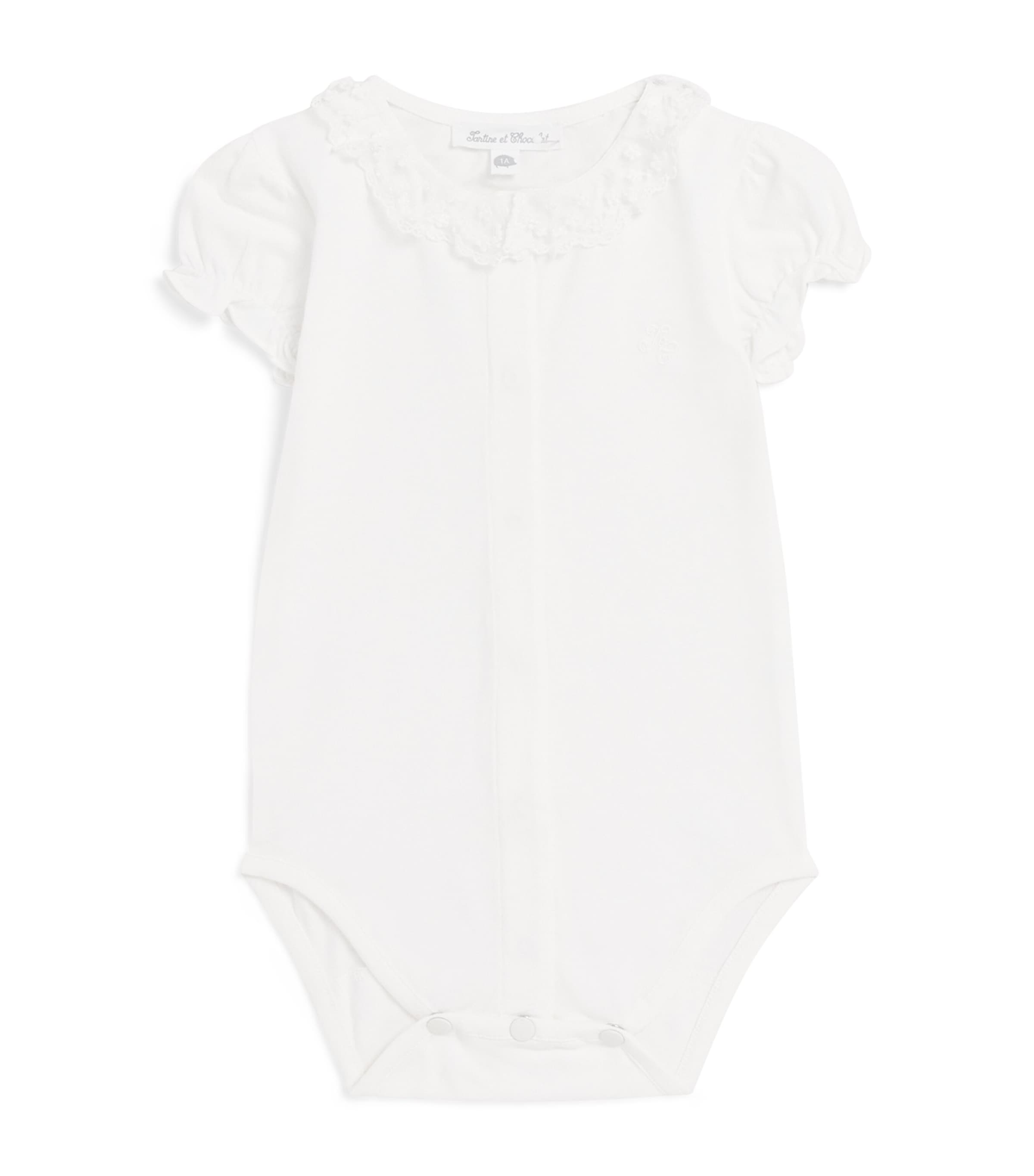 Tartine et Chocolat lace-detail bodysuit 1-24 months (British brand)