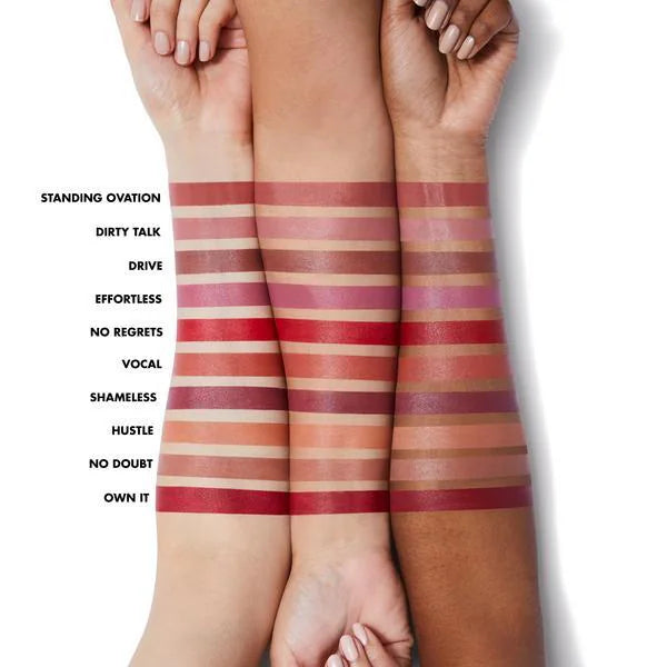 Elf Satin Finish Lipstick No Regrets, UK version