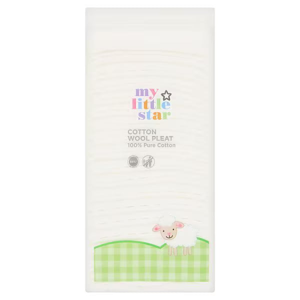 Superdrug My Little Star Pleated Cotton Wool 200g (British brand)