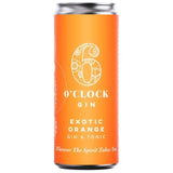 6 O'clock Gin Exotic Orange Gin & Tonic   250ml - McGrocer