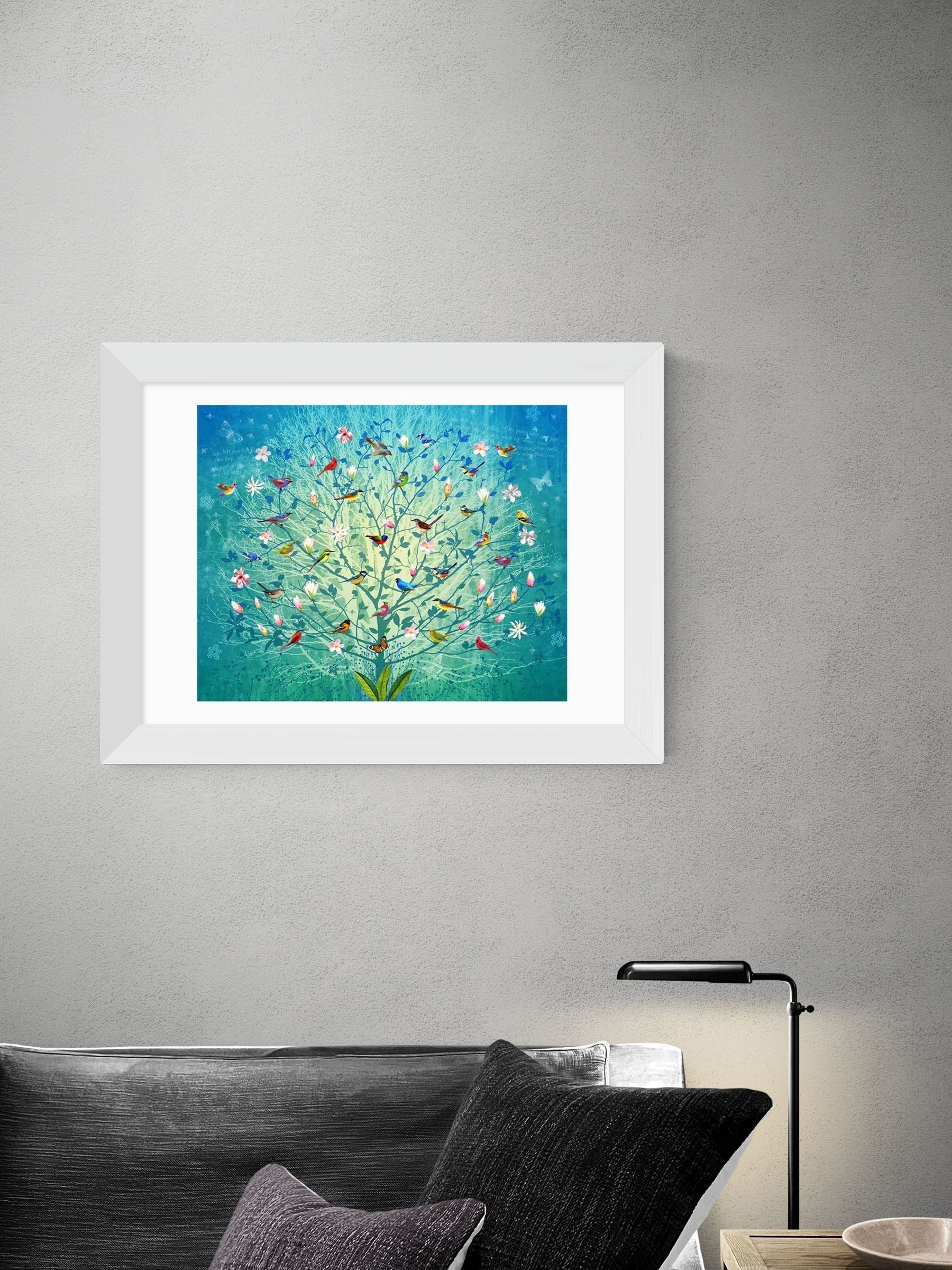 Fiona Watson The Singing Tree framed art print (British brand)