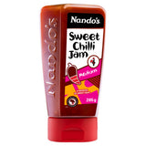 Nando's Chilli Jam Medium Sweet 285g, imported from the UK