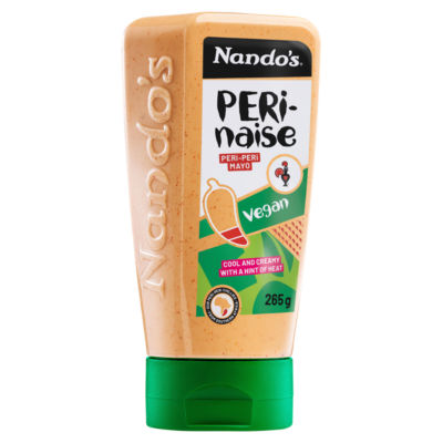 Nando's Vegan Perinaise peri-peri mayo sauce 265g, imported from the UK