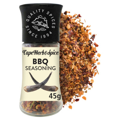 Cape Herb & Spice BBQ Steak Seasoning Grinder 45g - British product