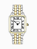 Sekonda Silver Monica 30mm Analogue Tone Watch With Two Tone Case And Alloy Bracelet With Dial