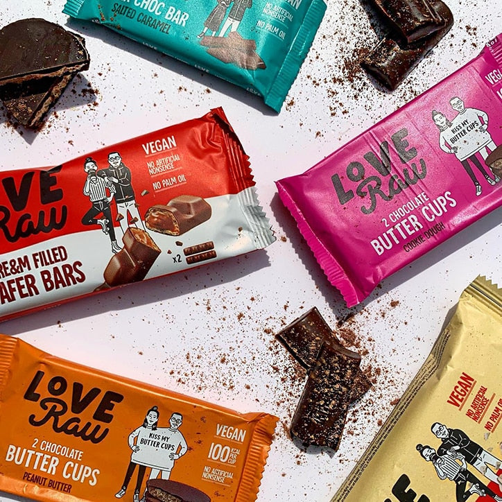 Love Raw Vegan Salted Caramel Wafer Bars Case 12 x 45g - McGrocer