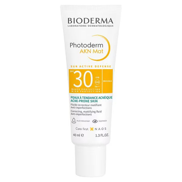 Bioderma Photoderm AKN Mat Face Sunscreen SPF 30 40ml - British product