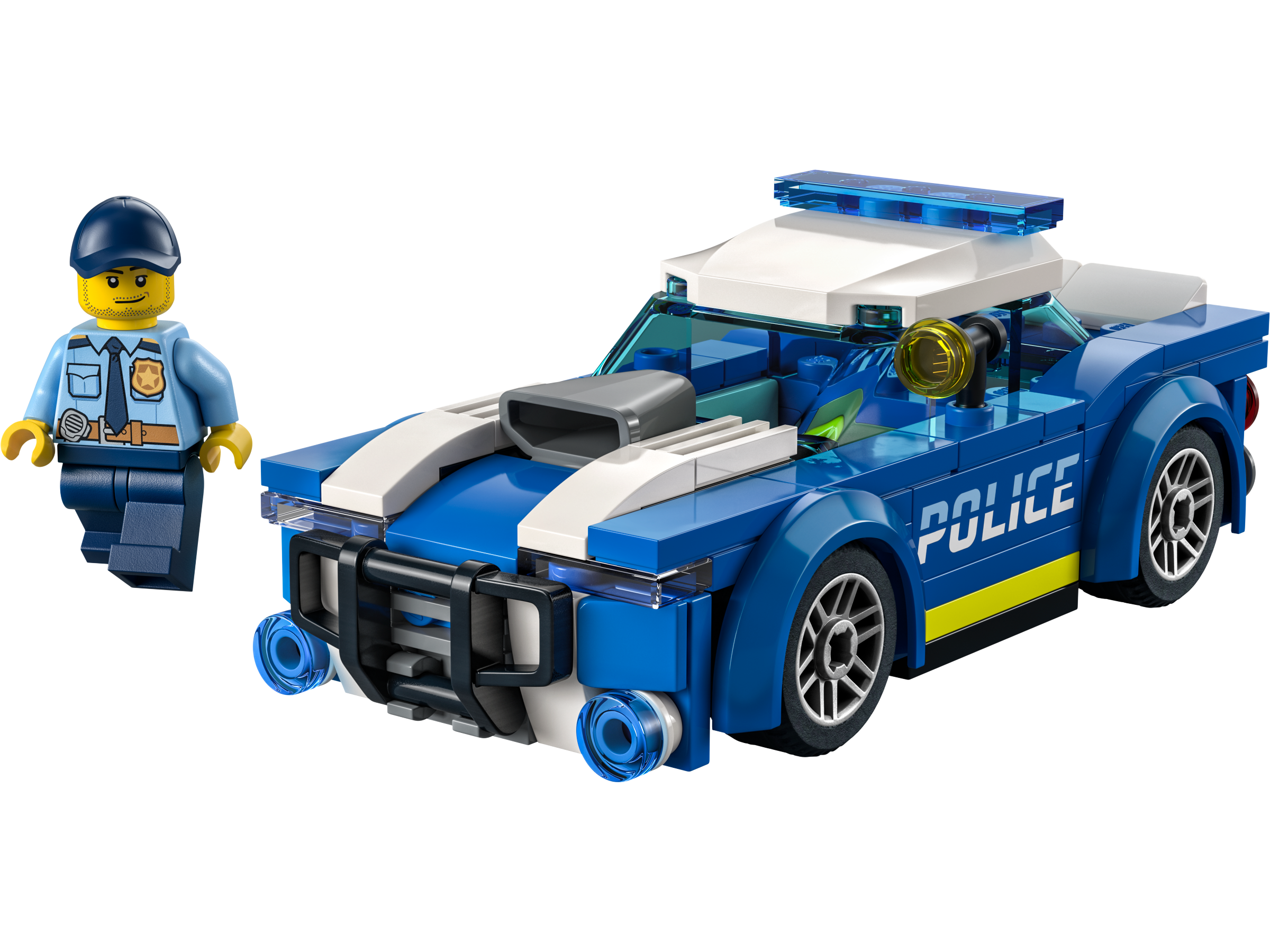 LEGO Police Car building set 94 pieces, imported from the UK
