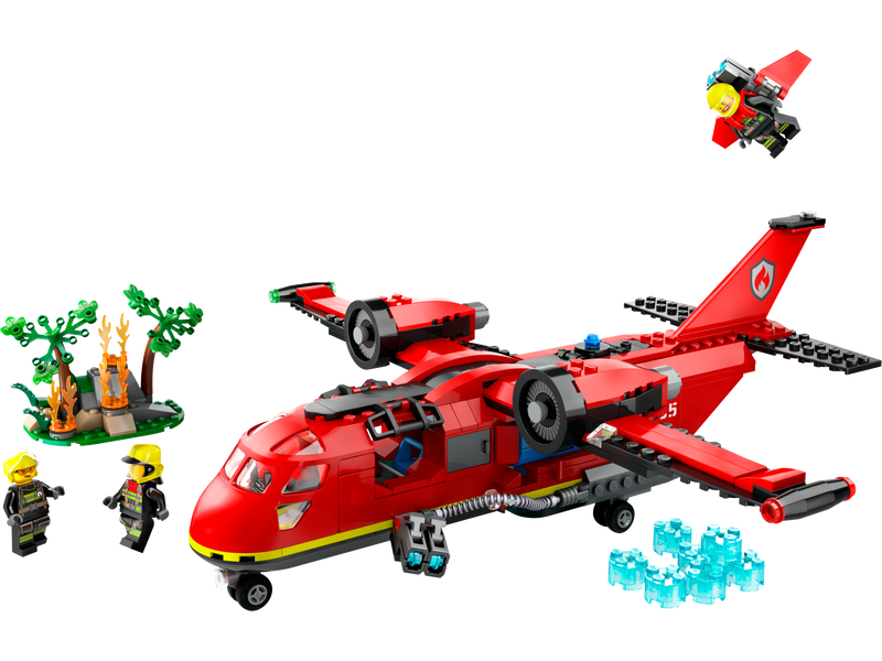 LEGO City Fire Rescue Plane 478 pieces, imported from the UK