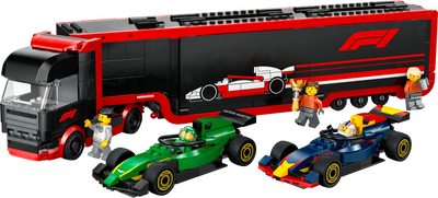 LEGO City F1 Truck RB20 AMR24 F1 Cars 1086 Pieces