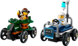 LEGO City aeroplane vs hospital bed race car 70 pieces - British product