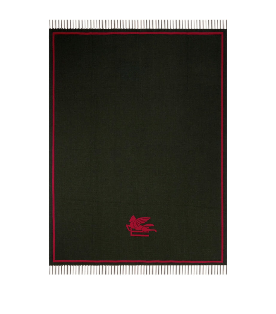Etro Wool Fringed Boyd Throw (140cm x 180cm)