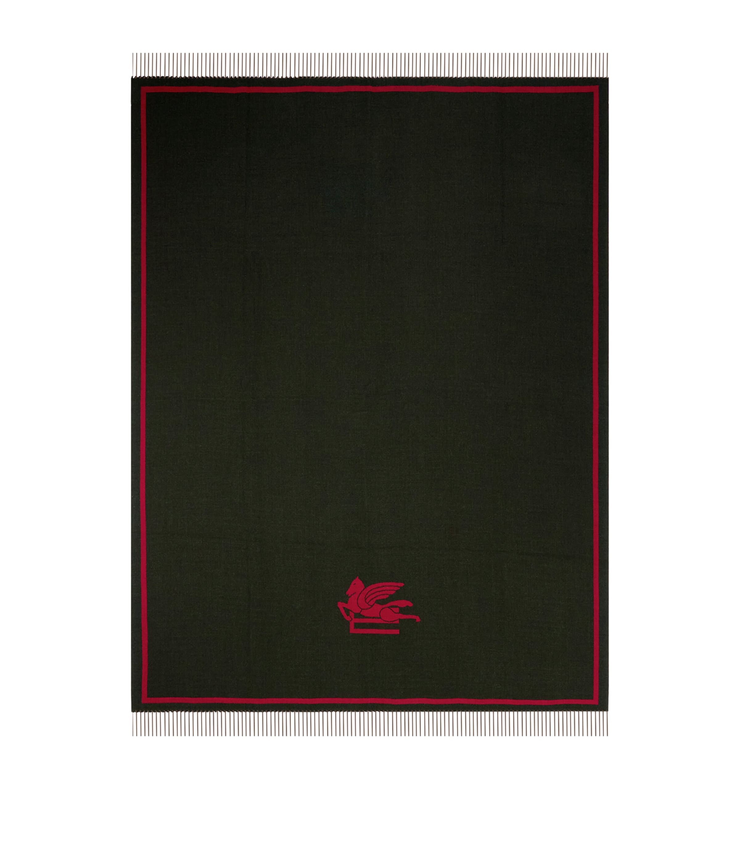 Etro Wool Fringed Boyd Throw (140cm x 180cm)