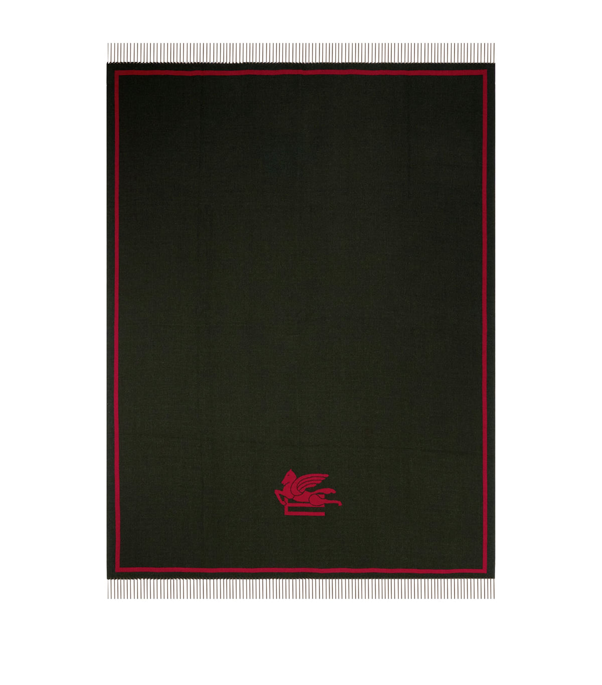 Etro Wool Fringed Boyd Throw (140cm x 180cm)