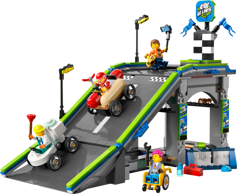 LEGO City Race Car Ramp Track 436 Pieces, imported from the UK