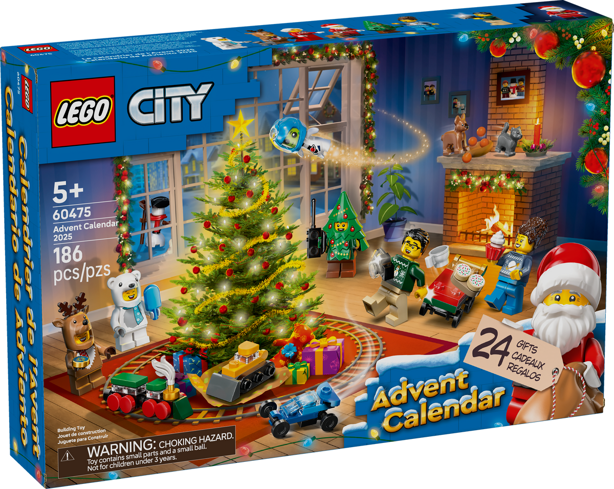 LEGO City Advent Calendar 2025 186 Pieces, UK version