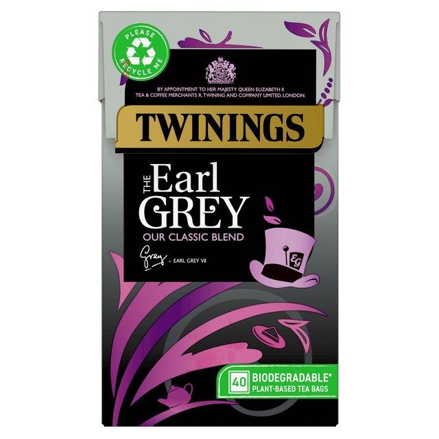 Twinings Earl Grey Tea    40 per pack GOODS M&S   
