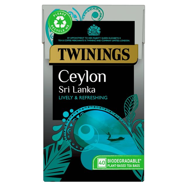 Twinings Ceylon Tea    40 per pack GOODS M&S   