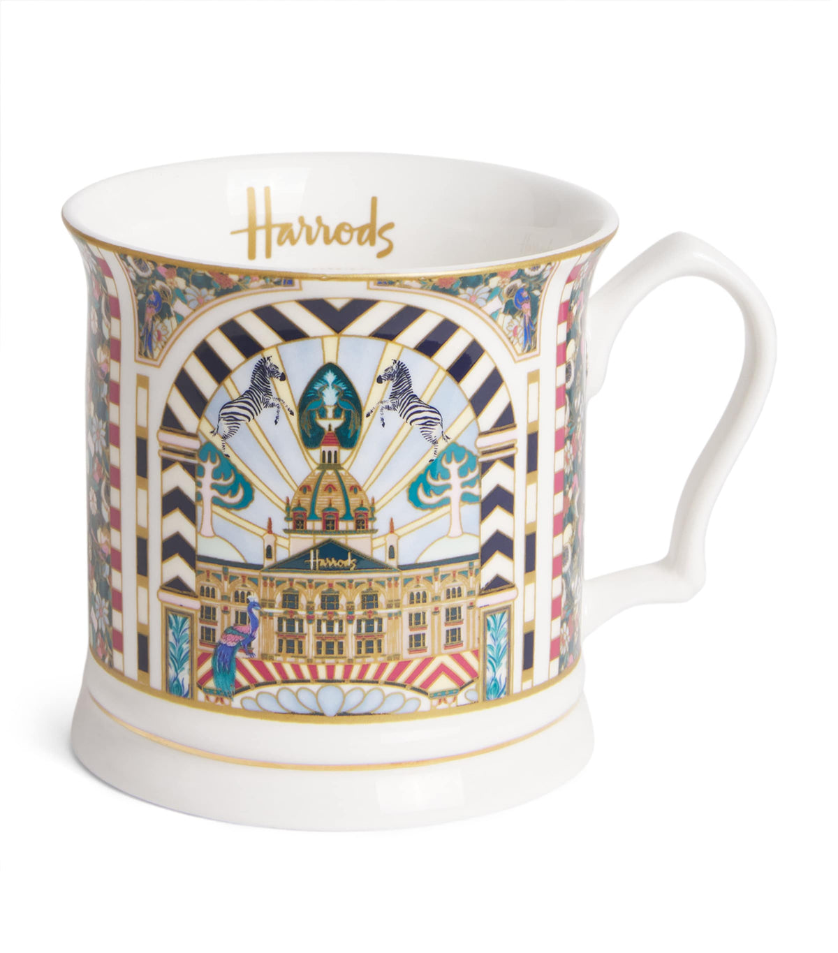 Harrods bone china Enchanted Emporium building mug, UK version
