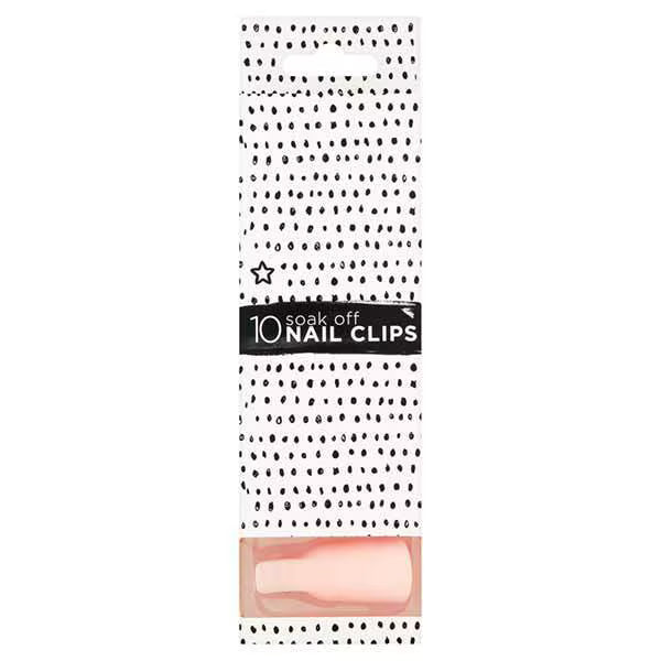 Superdrug Essentials soak off nail clips - British product