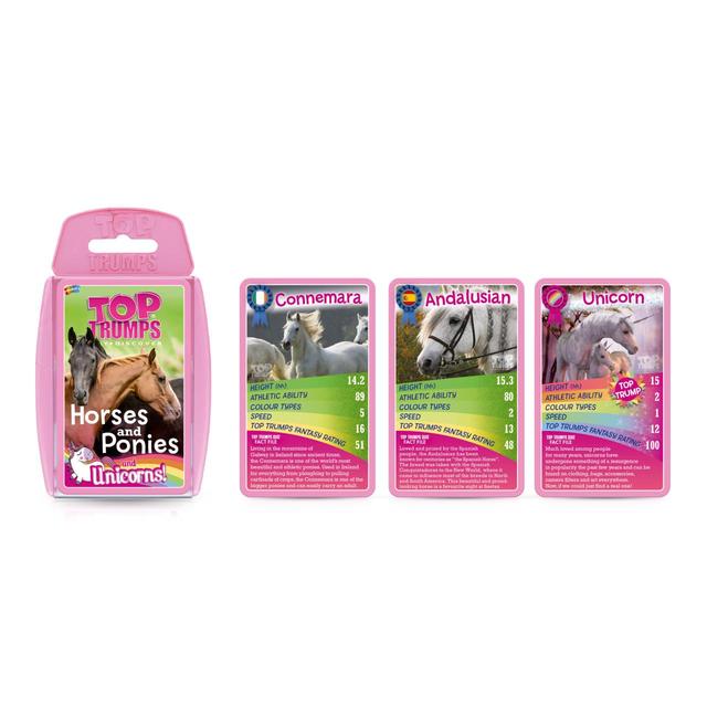 Top Trumps Horses Ponies & Unicorns GOODS M&S   
