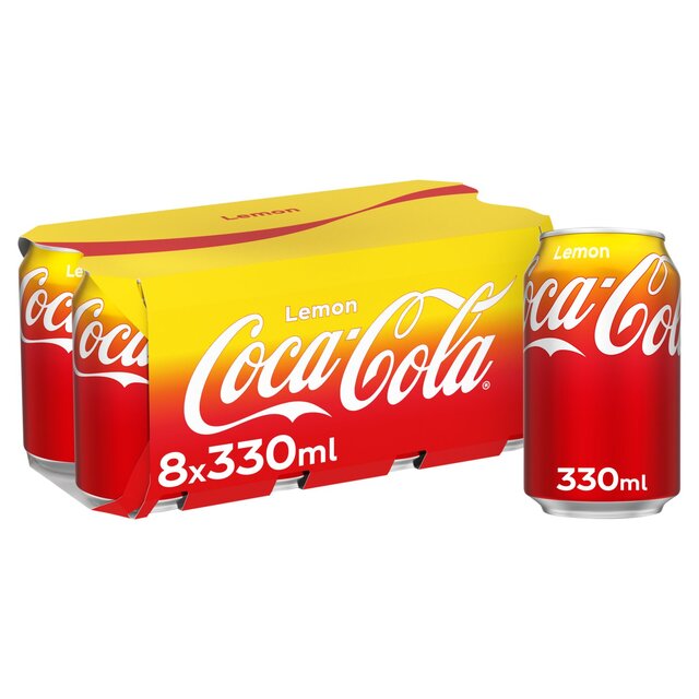 Coca-Cola Lemon   8 x 330ml - McGrocer