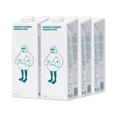 Minor Figures Barista Oat Milk 6 x 1 Litre Multipack